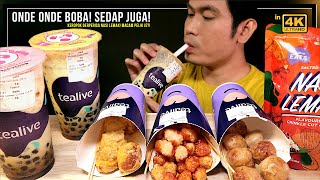 Tealive terbalikkan ayat Evil Eat 😱 Mukbang Malaysia TEALIVE ONDE ONDE amp KEROPOK NASI LEMAK [upl. by Cleti]