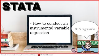 Stata  How to Conduct an Instrumental Virable IV Regression [upl. by Vinna]