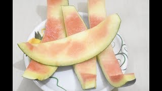 इस वीडियो को देखने के बाद आप कभी तरबूज के छिलके को नहीं फेकेंगे  Tasty Recipe From Watermelon Peels [upl. by Lienad]