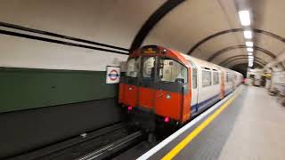 London Underground Piccadilly Line Journey Kings Cross St Pancras to Arsenal [upl. by Alur]