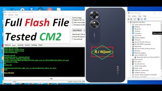 Oppo A17 CPH2477 Read MTK Scatter Full Flash File By CM2  Auto Restart Fix File  Ri Nijam [upl. by Yenar]