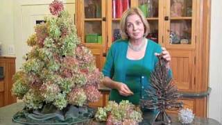 Making a Christmas tree with Dried flowers [upl. by Tayyebeb]