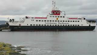 MV Loch Fyne Calmac ferry at Lochranza Isle of Arrandavetheraverovingtherock [upl. by Nevar10]