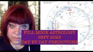 FULL MOON ASTROLOGY AUGSEPT 2023 DAY BY DAY PREDICTIONS ANCIENT ASTROLOGY [upl. by Ativ315]