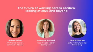 The future of working across borders looking at 2025 and beyond Amsterdam edition [upl. by Kinnie309]