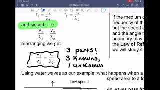 Physics 20 Unit D Lesson 27 Waves in Two Dimensions [upl. by Margherita]