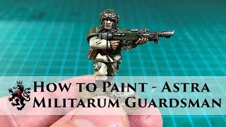 How to Paint  Cadian  Astra Militarum  Imperial Guard [upl. by Kirsten405]