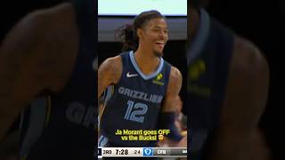 TRIPLEDOUBLE FOR JA MORANT VS THE BUCKS 🤯👀 [upl. by Jezabelle834]