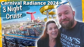 Carnival Radiance 2024 tour a review of our 3 day Ensenada cruise [upl. by Sanbo]