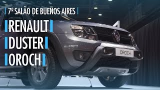 Renault Duster Oroch no Salão de Buenos Aires  Webmotors [upl. by Akcirederf]