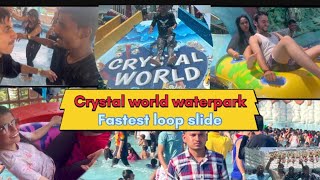 11 June 2024 Crystal world waterpark 2024  haridwar waterpark  fastest loop slide  ticket [upl. by Phillip]