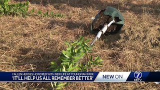 Nebraskas fallen heroes honored with new life at Elkhorns Youngman Park [upl. by Tamer]