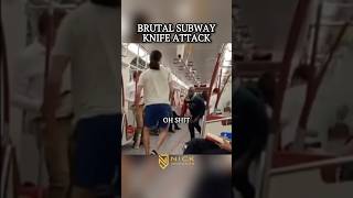 Brutal Reality of Knife 🔪 Attacks in a Street Fight knifedefense [upl. by Nonek]