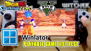 WINLATOR PLAYABLE GAME TEST LIST [upl. by Fidellia]