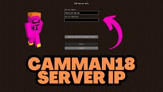 Minecraft camman18 Server IP Address [upl. by Dranyar]