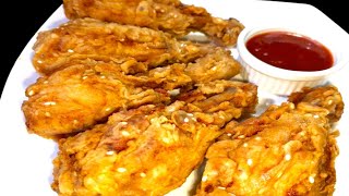 Fried chicken recipe  KFC style  Crispy and juicy fried chicken [upl. by Vassili]