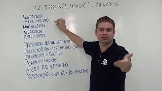 Lei 866693 Aula 2  Princípios  Curso de Direito Administrativo [upl. by Gainor]