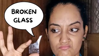 Got Broken Glass  Heres What To Do  List Of Recyclers In India In Description  brokenglass [upl. by Moreland]