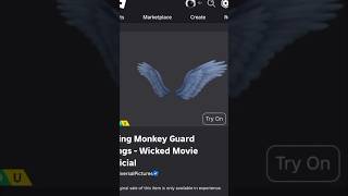 Limited UGC Item How To Get Flying Monkey Guard Wings Wicked Movie Official RBLX 2024 DeanOfficialYT [upl. by Aubry]