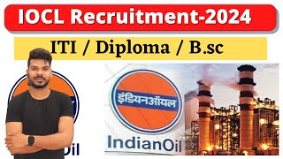 IOCL Recruitment2024  IOCLNonExecutiveRecruitment2024 [upl. by Gavrilla]