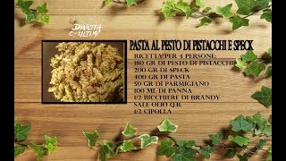 Pasta al pesto di pistacchi e speck COTTOERAPPATO 4 [upl. by Rubliw784]