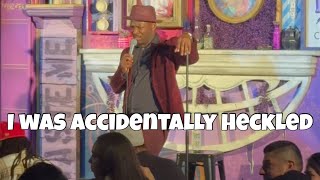 When somebody accidentally heckles a comedian on stage 😂 [upl. by Lerrej]