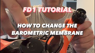 How to change barometric membrane on SwellPro FD1 [upl. by Anahcra]