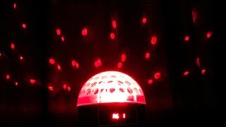 Crystal Magic Ball LED Light  Demo [upl. by Aivan]