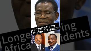 The 3 longest serving Presidents in Africa facts africanhistory history untoldafrica [upl. by Adnuahsar59]