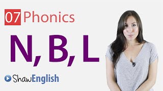 English Phonics Consonants n b and l [upl. by Anirbac21]