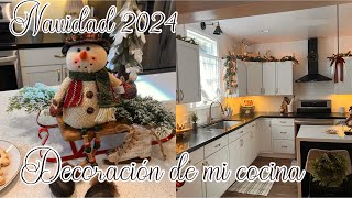 NUEVA DECORACIÓN NAVIDEÑA 2024  DECORACIÓN DE MI COCINA  NAVIDAD TRADICIONAL [upl. by Richmound861]