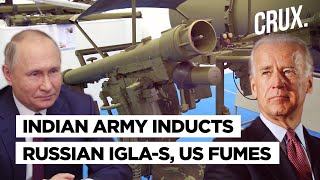 After S400 India Inducts Russian IglaS Defence System l US Urges India To Cut Reliance On Putin [upl. by Pavkovic]