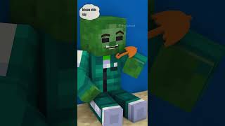 Khi Zombie Chơi Trò Chơi Mực Kẹo Dalgona Trong Minecraft minecraft [upl. by Anisor971]