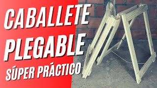 COMO HACER caballete de madera plegable FÁCIL y muy resistente [upl. by Kenneth]