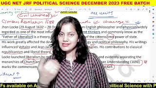 L32 John Locke🔥State of Nature  Social Contract  Natural Rights🔥  UGC NET 2023 by Preeti Bora [upl. by Brianna]