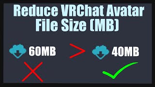 How to lower File Size of your VRChat Avatar [upl. by Pail]