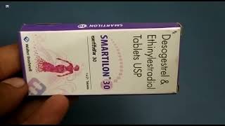 SMARTILON 30 Tablet  Desogestrel amp Ethinylestradiol Tablets Usp Uses  SMARTILON 30mg Tablet Uses [upl. by Kristie]