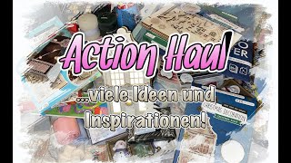 XL Action Haul deutsch basteln mit Papier Weihnachten Ideen u Inspirationen DIY [upl. by Rim]