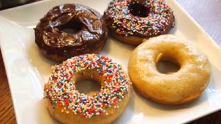 Recetas vegetarianas faciles Donas o donuts para veganos [upl. by Htezzil]