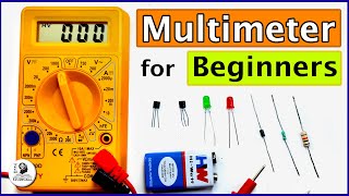 How to use a Digital Multimeter  Best Multimeter for Beginners [upl. by Lertnom867]