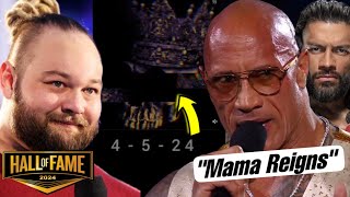 BRAY WYATT NOT GOING INTO WWE HALL OF FAME THE ROCK SAYS “MAMA REIGNS” HUGE WWE NEWS [upl. by Eleni437]