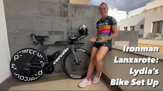 Ironman Lanzarote Lydia’s Bike Set Up [upl. by Devlin]