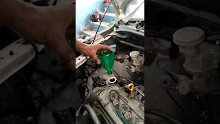 Engine oil  change easy work your car shortvideo 😎🚙 [upl. by Jorge]