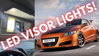 CR Z VISOR LED LIGHT INSTALL [upl. by Elli]