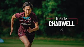 Final preparations as Manchester United awaits ⚒️  West Ham Women  Inside Chadwell [upl. by Sida]