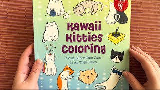 Kawaii Kitties Coloring Book Review Purrfect Fun for Cat Lovers 😻 [upl. by Wiencke]