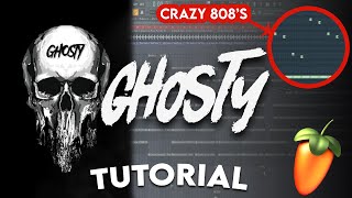 HOW TO MAKE DARK UK DRILL BEATS LIKE GHOSTY UK Drill Tutorial  FL Studio [upl. by Alveta]