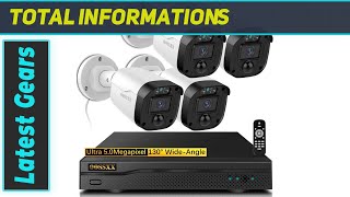 OOSSXX 960P DVR AHD Wired Security Camera System  Best Surveillance Solution [upl. by Areid]