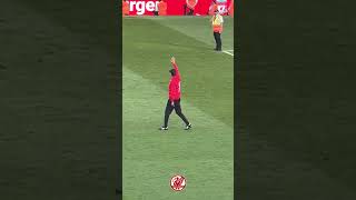 Jurgen Klopps last LFC fist pumps [upl. by Lot]