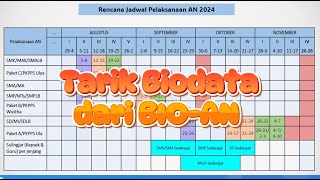 Tarik Biodata Siswa dari BIOAN [upl. by Aropizt]